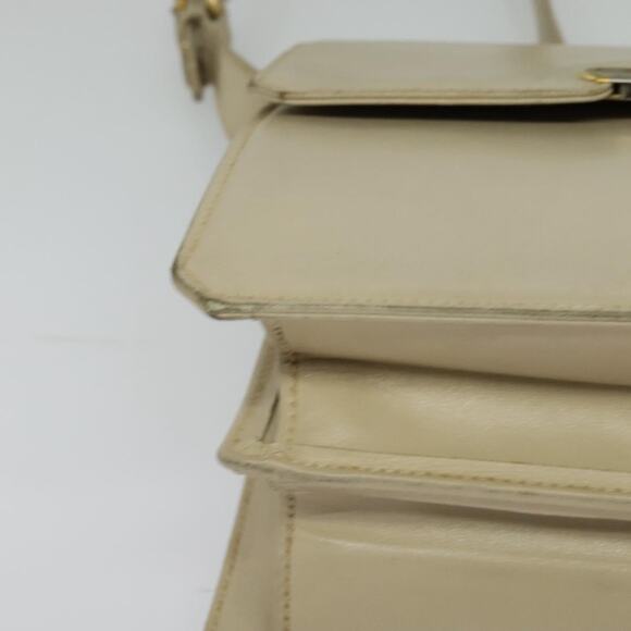 GUCCI Shoulder Bag Leather Cream Gold - Picture 8 of 16